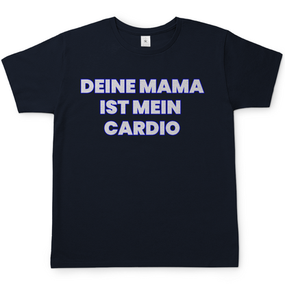 Deine Mama ist mein Cardio - Herren T-Shirt Navy