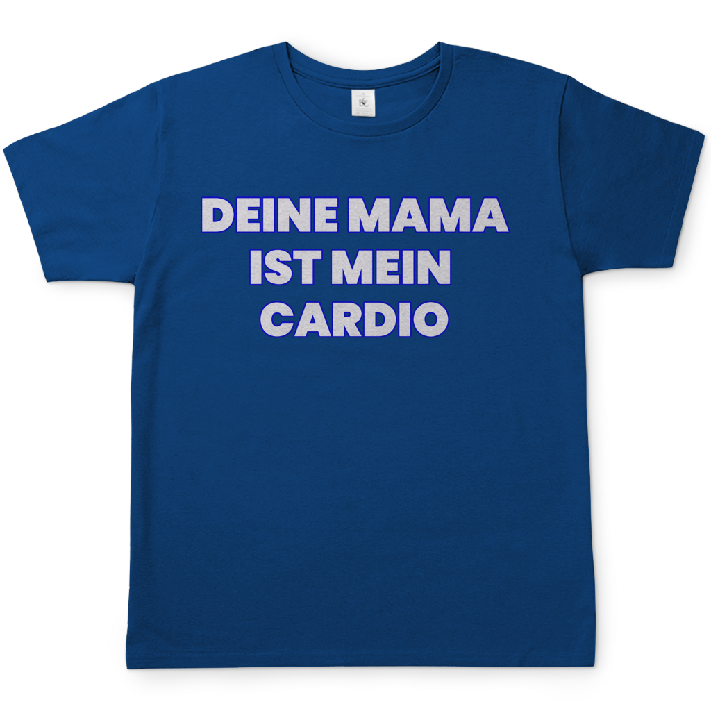 Deine Mama ist mein Cardio - Herren T-Shirt Royal Blue