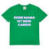 Deine Mama ist mein Cardio – Herren V-Neck T-Shirt Kelly Green