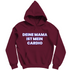 Deine Mama ist mein Cardio - Herren Hoodie Burgundy