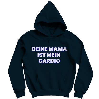Deine Mama ist mein Cardio - Herren Hoodie New French Navy