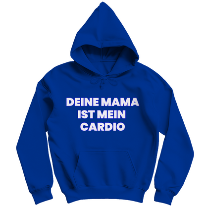 Deine Mama ist mein Cardio - Herren Hoodie Royal Blue