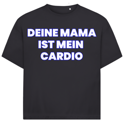 Deine Mama ist mein Cardio - Jack and Jones Oversize T-Shirt Asphalt