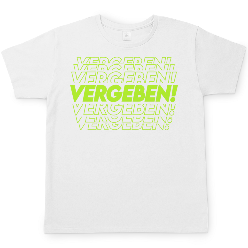 VERGEBEN! - Herren T-Shirt White