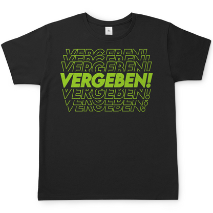 VERGEBEN! - Herren T-Shirt Black