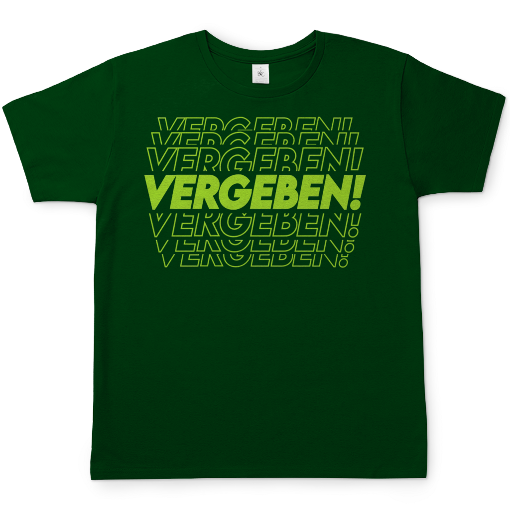 VERGEBEN! - Herren T-Shirt Bottle Green