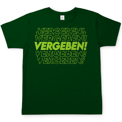 VERGEBEN! - Herren T-Shirt Bottle Green