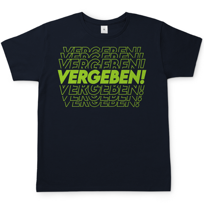 VERGEBEN! - Herren T-Shirt Navy
