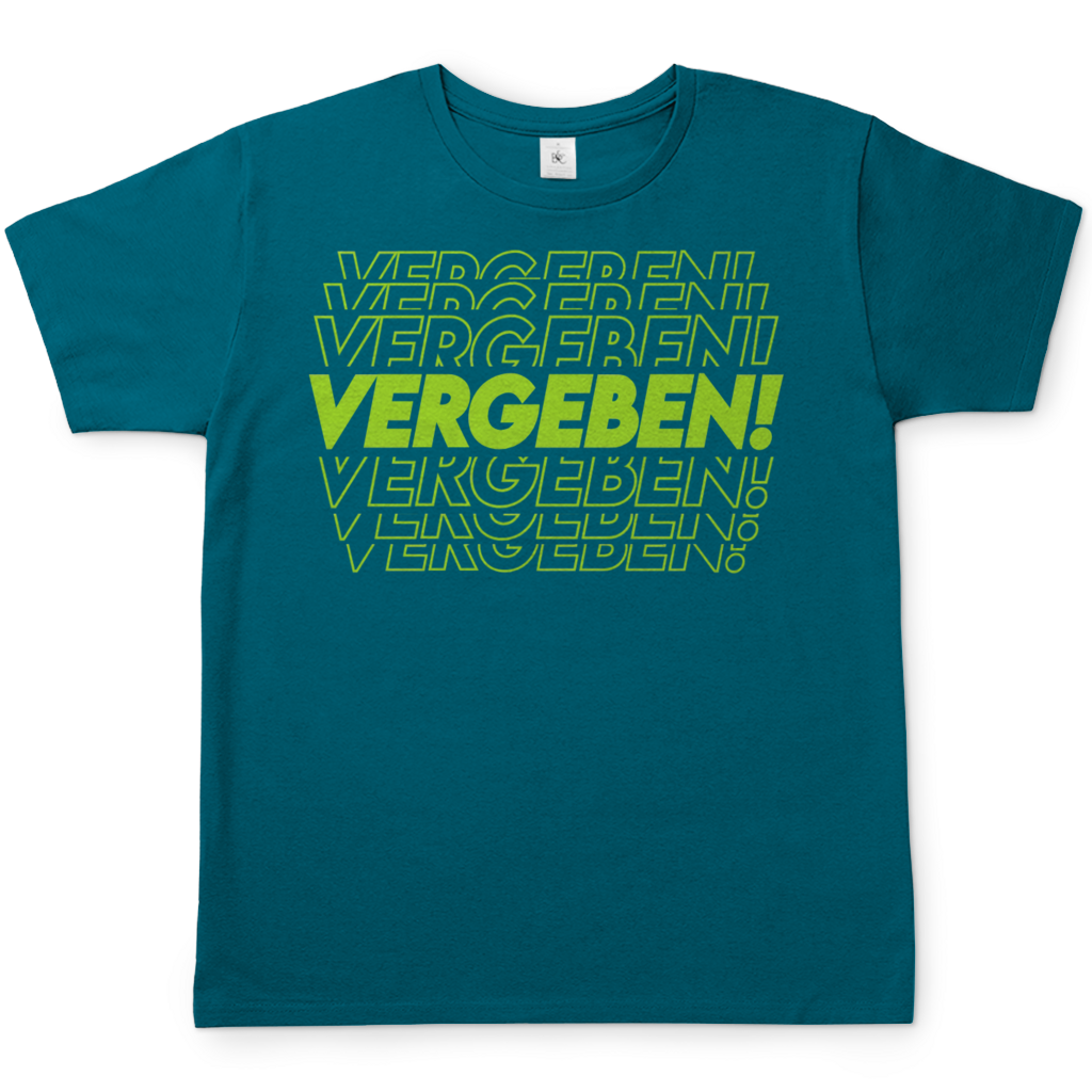 VERGEBEN! - Herren T-Shirt Diva Blue
