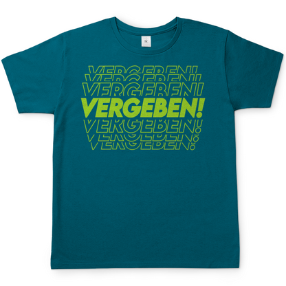 VERGEBEN! - Herren T-Shirt Diva Blue