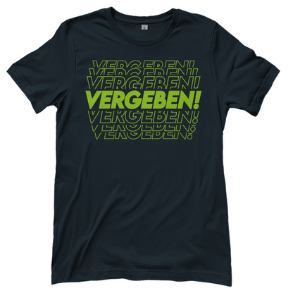 VERGEBEN! - Damen T-Shirt Dark Grey Solid