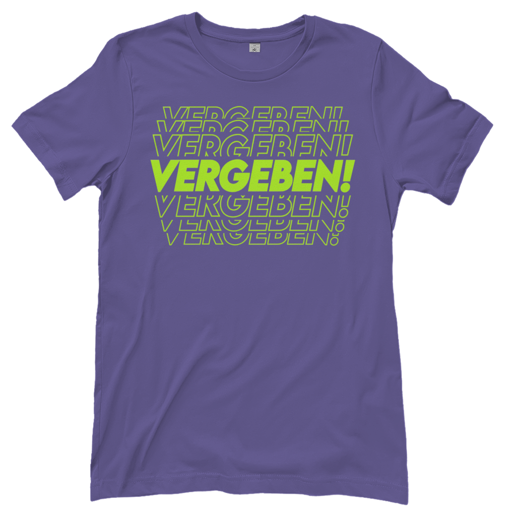 VERGEBEN! - Damen T-Shirt Millennial Lilac