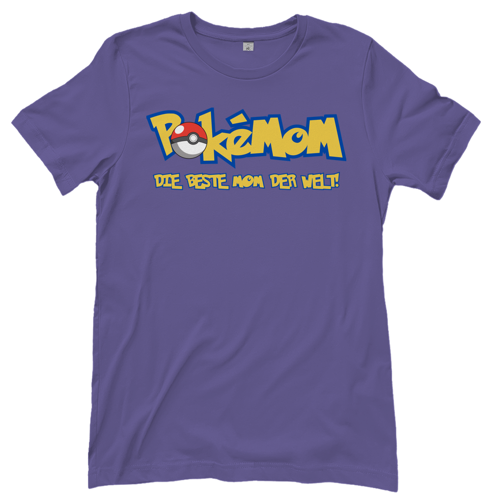 Pokemom die beste Mom der Welt! - Damen T-Shirt Millennial Lilac