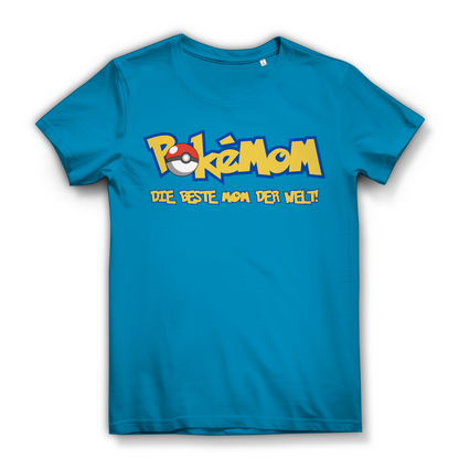 Pokemom die beste Mom der Welt! - Damen Premium Bio T-Shirt Atoll