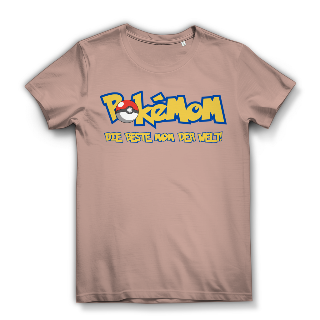 Pokemom die beste Mom der Welt! - Damen Premium Bio T-Shirt Millennial Pink
