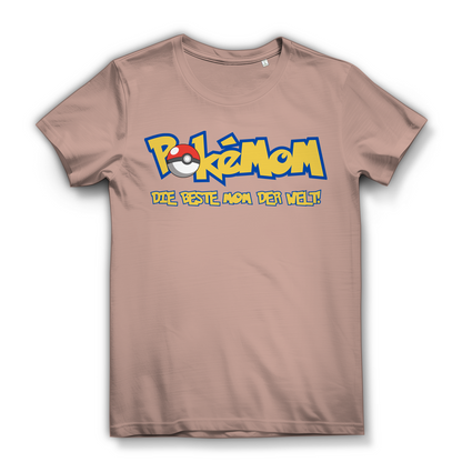 Pokemom die beste Mom der Welt! - Damen Premium Bio T-Shirt Millennial Pink