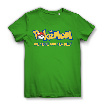 Pokemom die beste Mom der Welt! - Damen Premium Bio T-Shirt Real Green