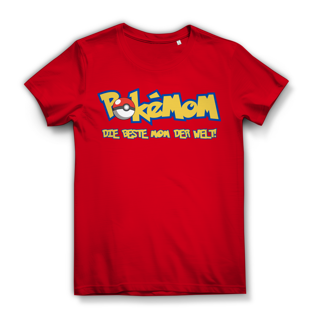 Pokemom die beste Mom der Welt! - Damen Premium Bio T-Shirt Red