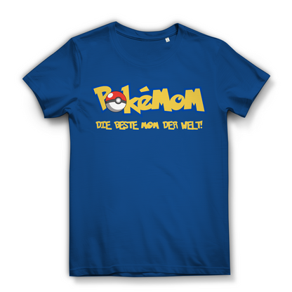 Pokemom die beste Mom der Welt! - Damen Premium Bio T-Shirt Royal Blue