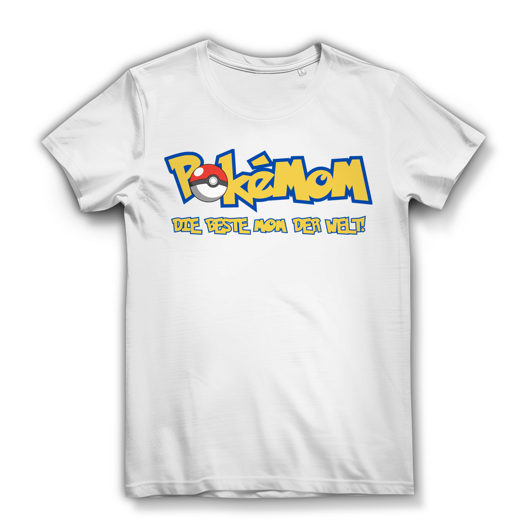 Pokemom die beste Mom der Welt! - Damen Premium Bio T-Shirt White