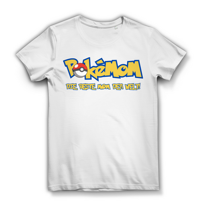 Pokemom die beste Mom der Welt! - Damen Premium Bio T-Shirt White