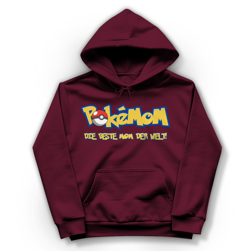 Pokemom die beste Mom der Welt! - Damen Hoodie Burgundy