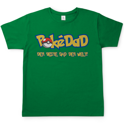 Pokedad der beste Dad der Welt! - Herren T-Shirt Kelly Green