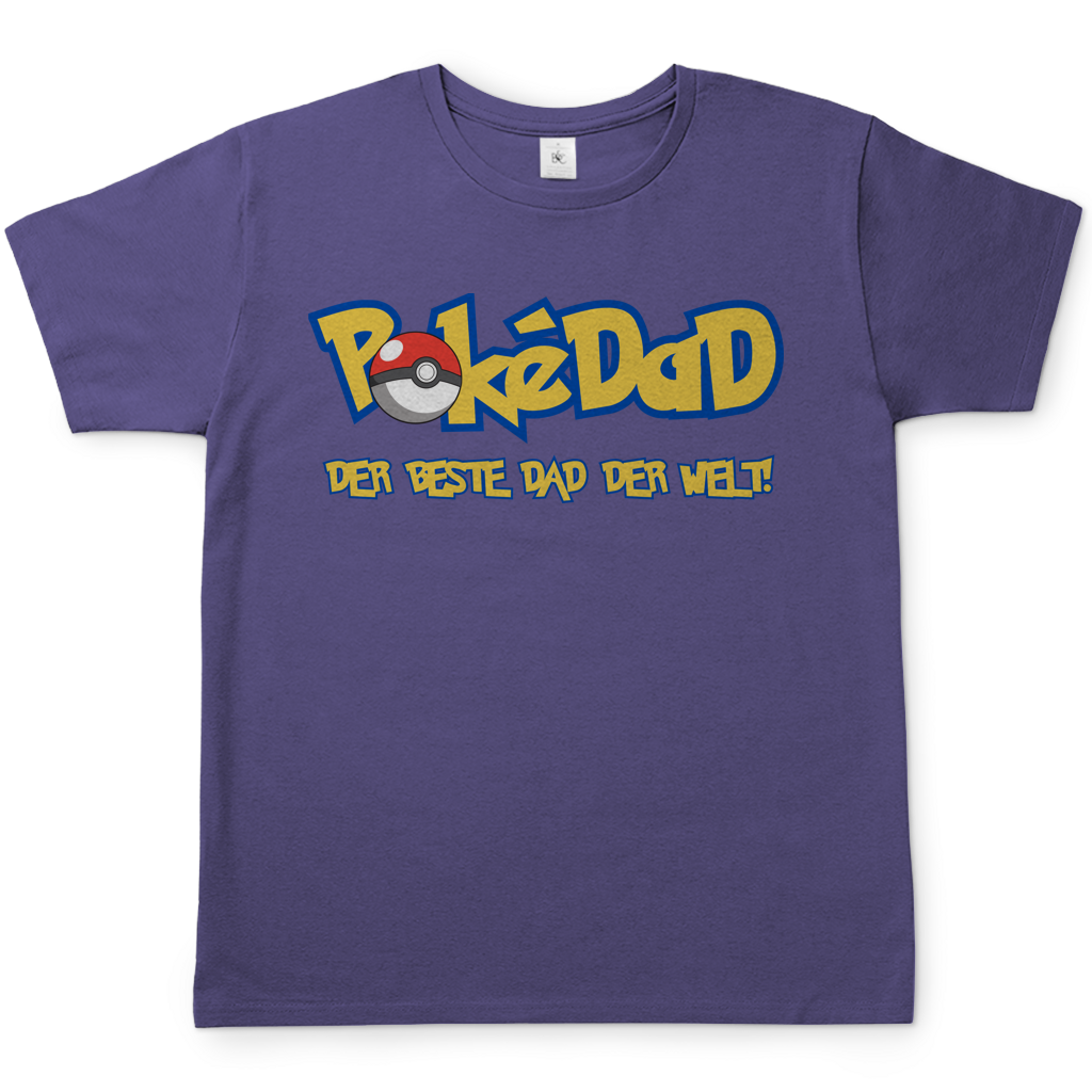 Pokedad der beste Dad der Welt! - Herren T-Shirt Millennial Lilac