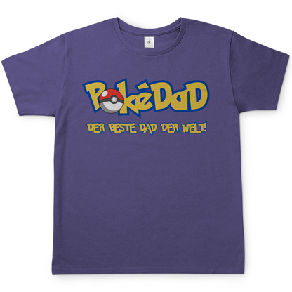 Pokedad der beste Dad der Welt! - Herren T-Shirt Millennial Lilac