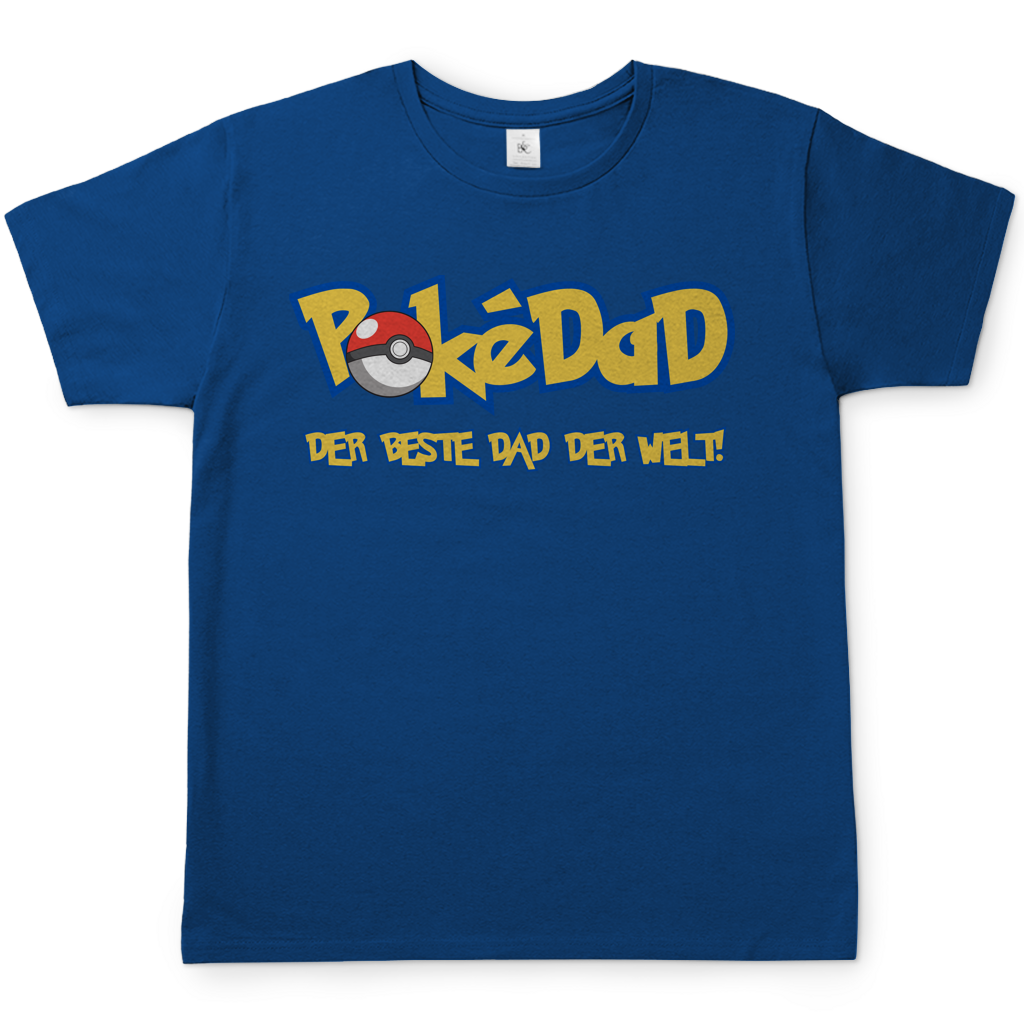 Pokedad der beste Dad der Welt! - Herren T-Shirt Royal Blue