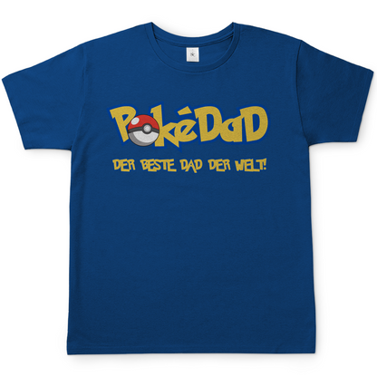 Pokedad der beste Dad der Welt! - Herren T-Shirt Royal Blue