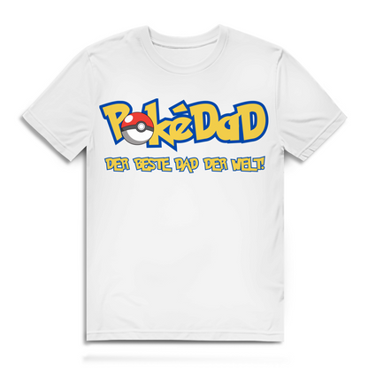 Pokedad der beste Dad der Welt! - Herren Premium Bio T-Shirt White