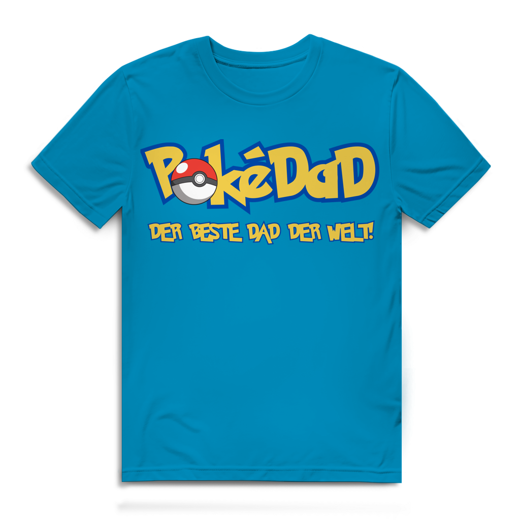 Pokedad der beste Dad der Welt! - Herren Premium Bio T-Shirt Atoll