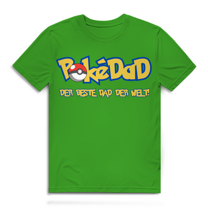 Pokedad der beste Dad der Welt! - Herren Premium Bio T-Shirt Real Green