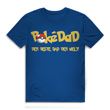 Pokedad der beste Dad der Welt! - Herren Premium Bio T-Shirt Royal Blue