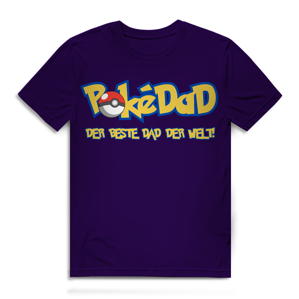 Pokedad der beste Dad der Welt! - Herren Premium Bio T-Shirt Urban Purple