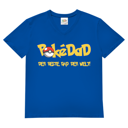 Pokedad der beste Dad der Welt! - Herren V-Neck T-Shirt Royal Blue