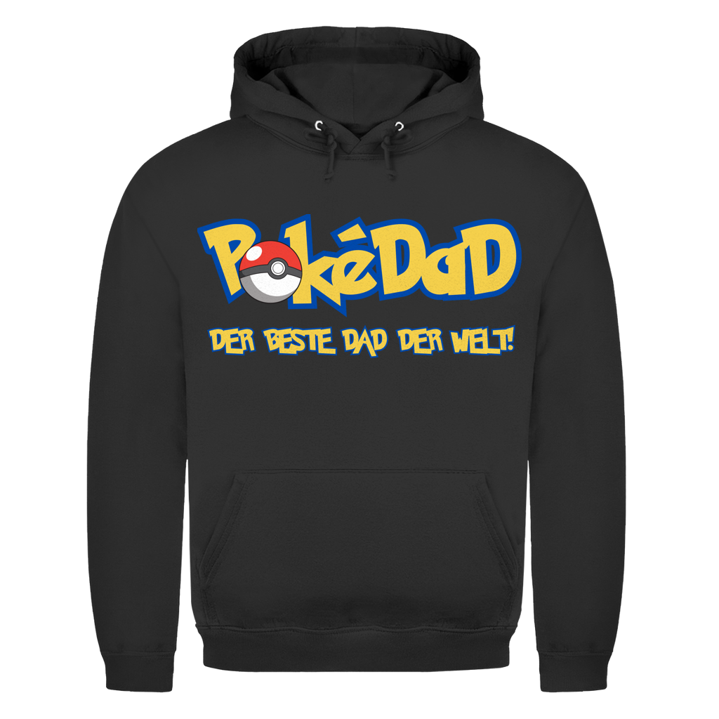 Pokedad der beste Dad der Welt! - Herren Hoodie Jet Black
