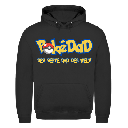 Pokedad der beste Dad der Welt! - Herren Hoodie Jet Black