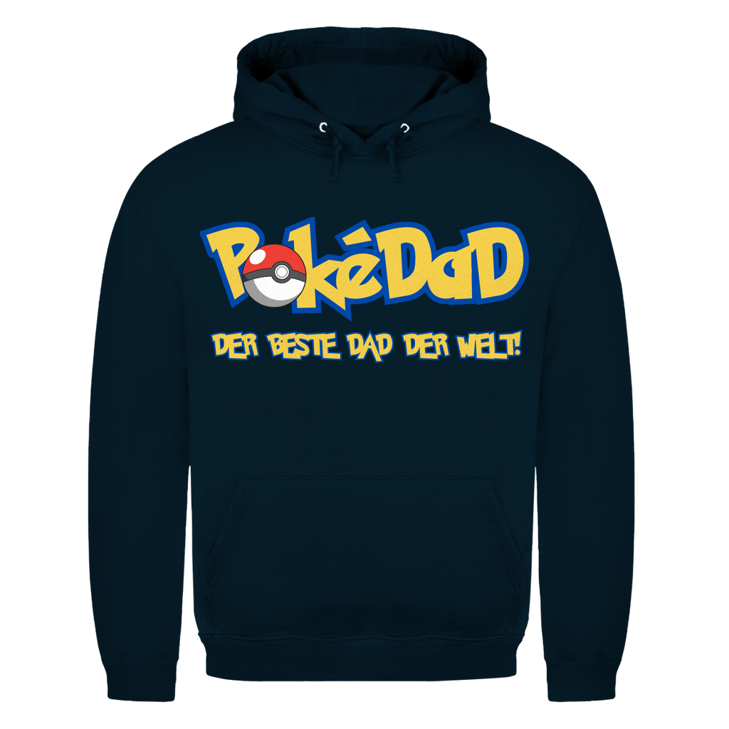 Pokedad der beste Dad der Welt! - Herren Hoodie New French Navy