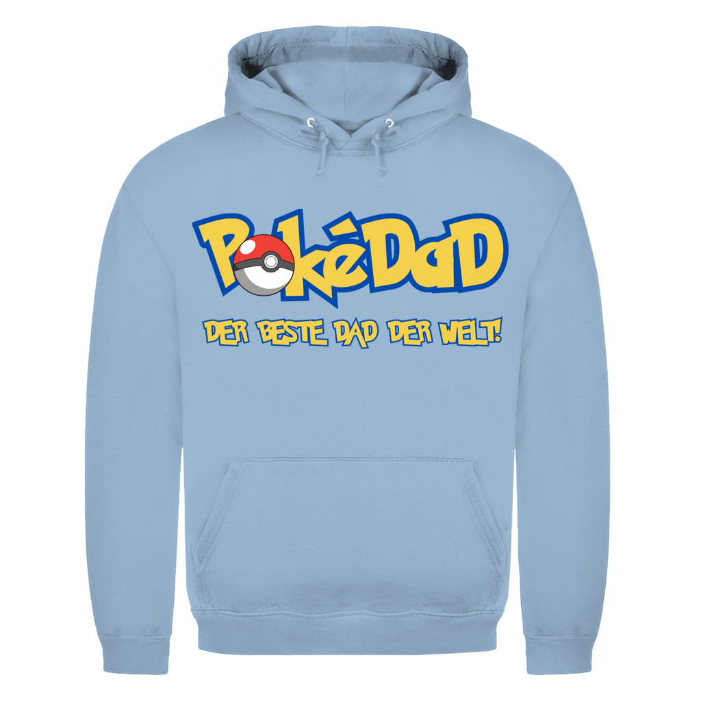 Pokedad der beste Dad der Welt! - Herren Hoodie Sky Blue