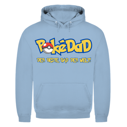Pokedad der beste Dad der Welt! - Herren Hoodie Sky Blue