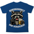 Durchgeknallt und verwildert Bier Mittelfinger Waschbär - Herren T-Shirt Royal Blue