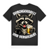 Durchgeknallt und verwildert Bier Mittelfinger Waschbär - Herren Premium Bio T-Shirt Black