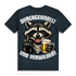 Durchgeknallt und verwildert Bier Mittelfinger Waschbär - Herren Premium Bio T-Shirt Dark Grey Solid