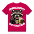 Durchgeknallt und verwildert Bier Mittelfinger Waschbär - Herren Premium Bio T-Shirt Fuchsia