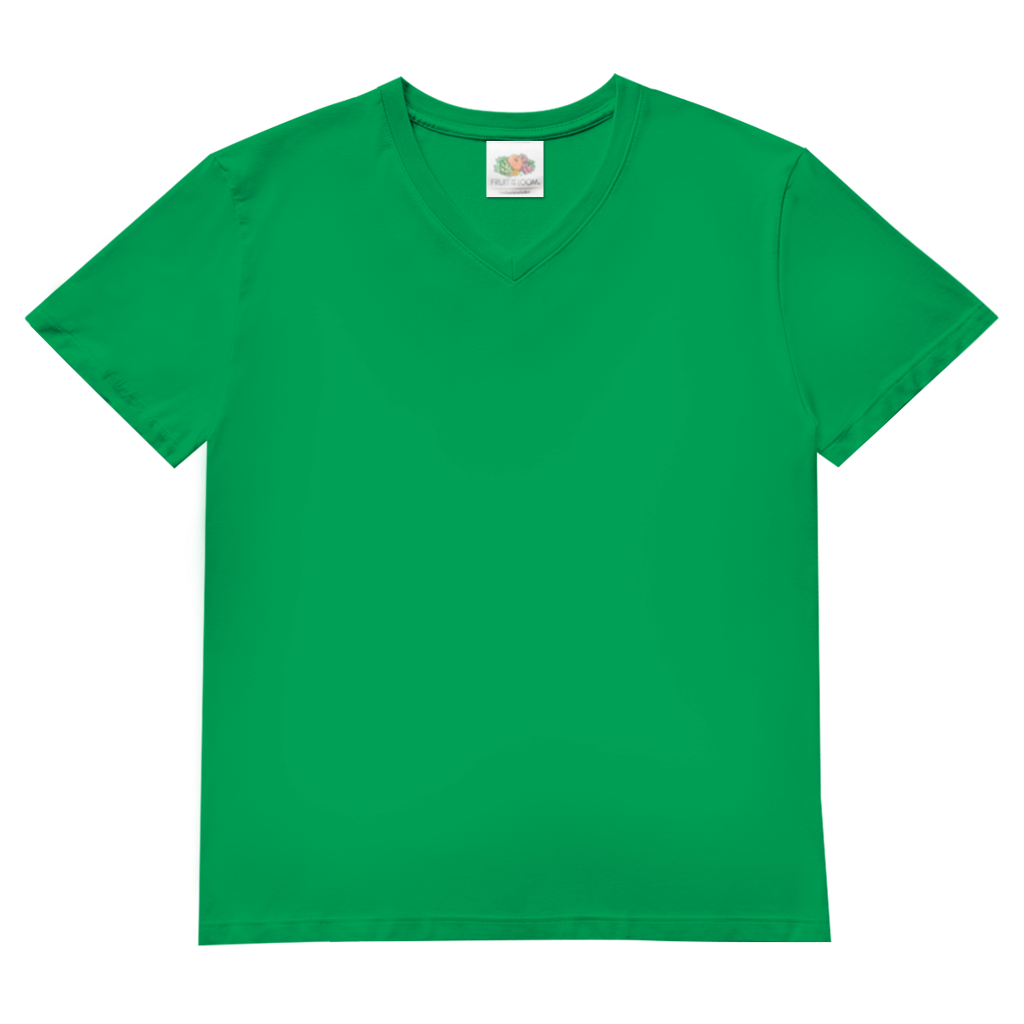 Durchgeknallt und verwildert Bier Mittelfinger Waschbär - Herren V-Neck T-Shirt Kelly Green