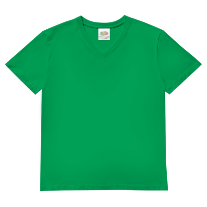 Durchgeknallt und verwildert Bier Mittelfinger Waschbär - Herren V-Neck T-Shirt Kelly Green