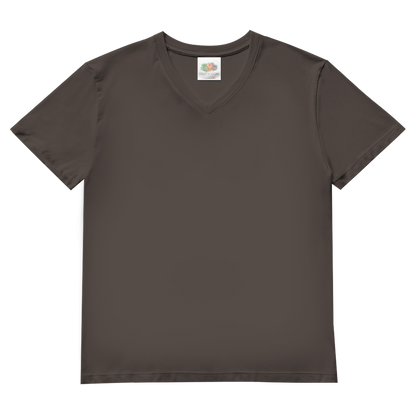 Durchgeknallt und verwildert Bier Mittelfinger Waschbär - Herren V-Neck T-Shirt Light Graphite Solid