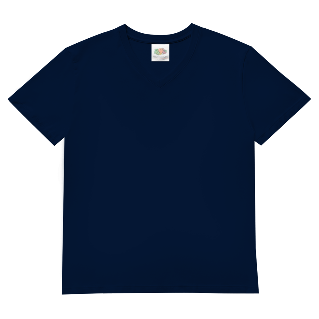 Durchgeknallt und verwildert Bier Mittelfinger Waschbär - Herren V-Neck T-Shirt Navy